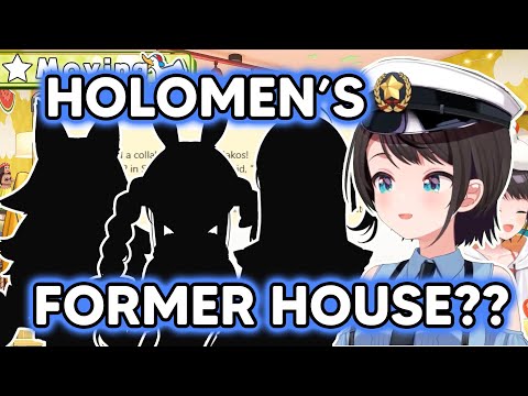 Subaru is looking for a new house but accidentally finds a Hololive member's former house.