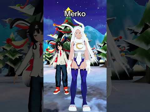 Merko Ferb Dance #christmas #mha #myheroacademia #almight #deku #mina #anime