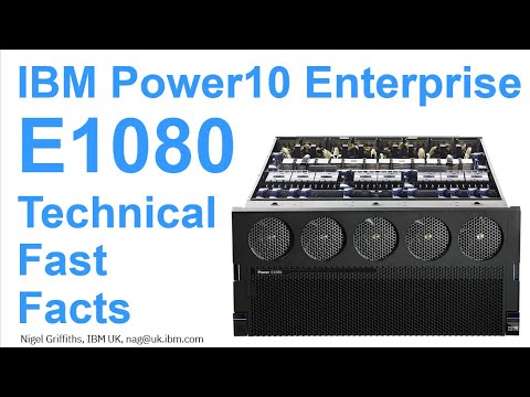 IBM Power10 E1080 Technical Fast Facts