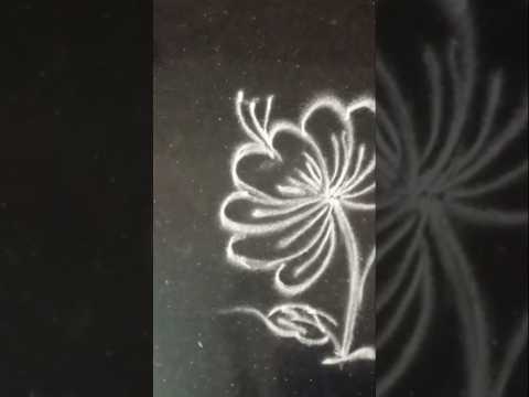 Beautiful flower rangoli design #daily #indianart #rangoli #indianartchannel #muggulu