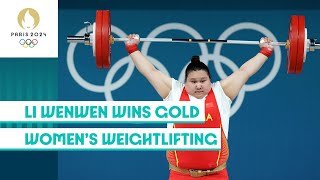 Li Wenwen Wins 🇨🇳 | Women's Weightlifting +81kg | #Paris2024 Highlights