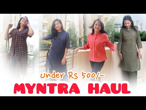 Under Rs 500✓😲|| For Summers||  Myntra Haul 🥰🤗|| Office Wear