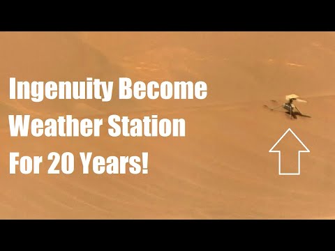 NASA's Ingenuity Helicopter Becomes Martian Weather Station For 20 Years!