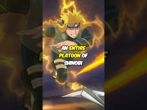 Most Dangerous Technique Used By Minato Against 1000 Shinobi #naruto #shorts #minato