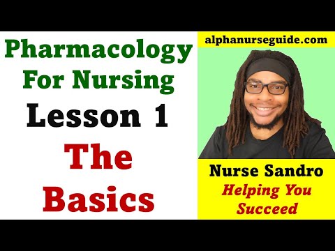 Pharmacology For Nursing Students - Lesson 1: Introduction to Pharmacology | Pharmacology Chapter 1