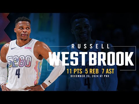 Russell Westbrook Full Game Highlights vs. Suns 📺 |  12/23/24