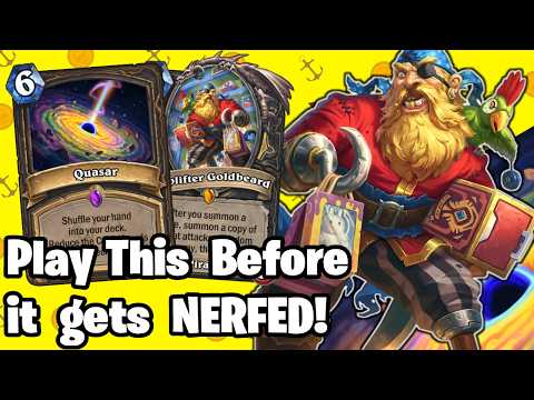 Goldbeard Quasar Rogue is INSANE! The Great Dark Beyond Hearthstone Rogue Deck