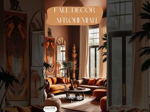 Afrohemian Interior Design | Warm & Inviting Interior Design for Fall 36