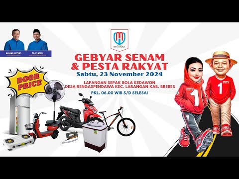 🔴 LIVE GEBYAR SENAM & PESTA RAKYAT  BERSAMA "MITHA - WURJA"