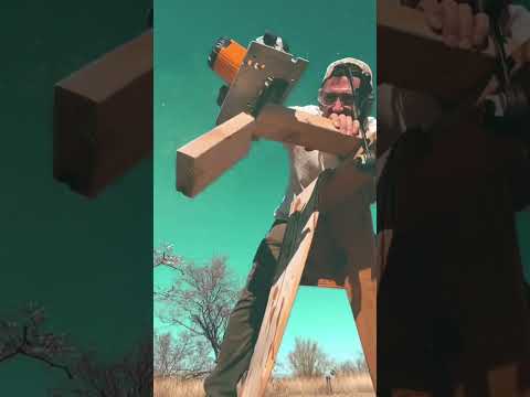 Building an A-Frame Outhouse (in 1 minute)