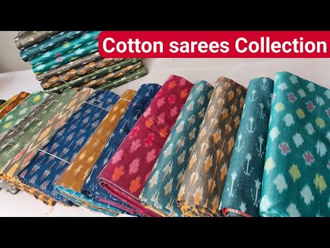 Pochampally ikkat cotton sarees #ikkatcottonsarees #cottonsarees latest collection #shilpafashiontv