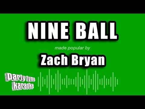 Zach Bryan - Nine Ball (Karaoke Version)