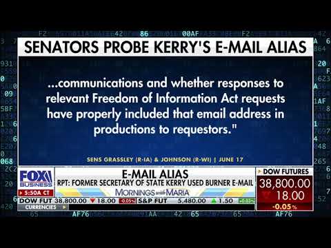 Grassley, Johnson Investigate John Kerry’s Use Of Pseudonym Email