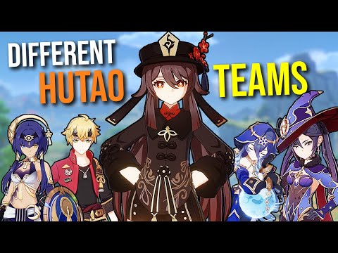 DIFFERENT Hutao Teams FOR YOU to TRY!! | Genshin Impact