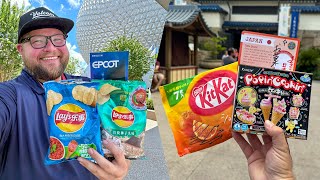 Epcot World Showcase | Trying SNACKS From Each Country In EPCOT | Disney Food | Disney World