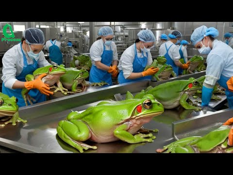 1.6 Million Tons of Frogs Raised and Consumed by China's Frog Processing Factories