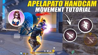 Apelapato Handcam Movement Trick Tutorial | Movement Speed Trick | Apelapato Trick | Free Fire