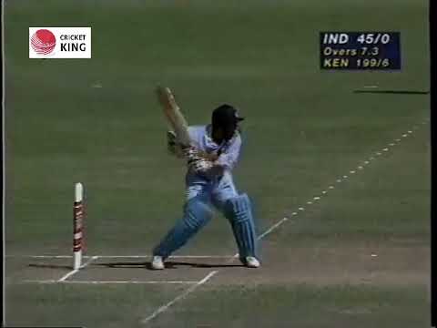 Sachin Tendulkar Glourious 15 4️⃣s & 1 6️⃣ vs Kenya in Cuttack | Wills World Cup 1996