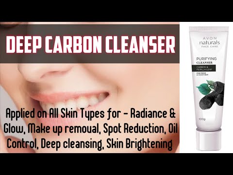 Deep Carbon Cleanser| Review of  Avon Natural Face Care purifying Cleanser| Face wash|All Skin Types