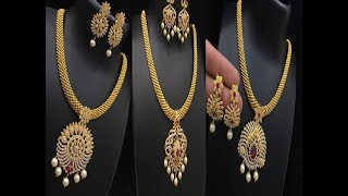 Designer Necklace Sets New Model || Traditional necklace designs || indian necklace designs