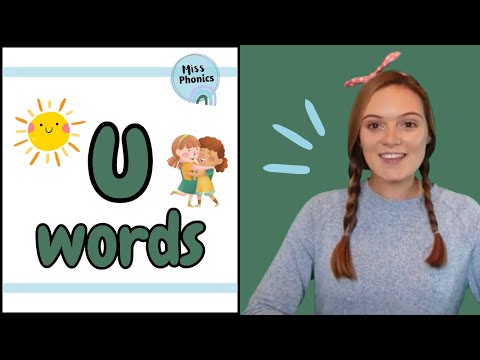 Learn to Blend 'u' Words with Miss Phonics | Phonics Blending Practice for Kids | British Teacher