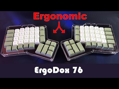 No More Wrist Pain 👌 -- ErgoDox 76 "Hot Dox" V2 Mechanical Keyboard