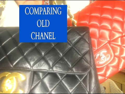 Comparing Vintage Black Chanel From 1996 to a Red Chanel From 2010 | REBECCA  BARTON