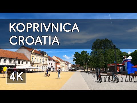 Walking Tour: Koprivnica, Croatia - 4K UHD Virtual Travel