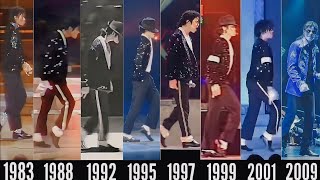 MICHAEL JACKSON Billie Jean MOONWALK Evolution (1983-2009) | High Quality