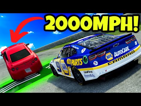 Using Boost Pads to Create the FASTEST Downhill Race in BeamNG Drive Mods!