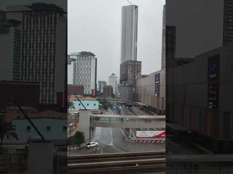 View from Hotel Metro in Malaysia | Beautiful rainy day in Malaysia #malaysia #travel #road #metro