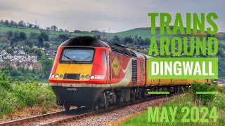 Trains around Dingwall - May 2024