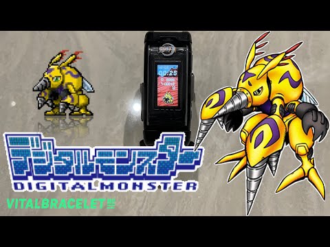 DIGIMON Vital Bracelet BE - DIGMON || BEMemory D-3 White and Yellow DiM Log #12