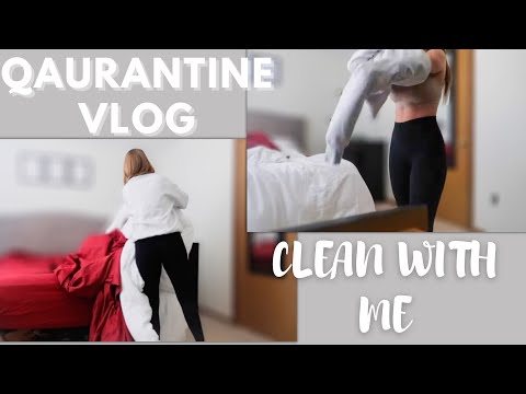 PRODUCTIVE CLEAN WITH ME VLOG | QUARANTINE DAY 3 | cleaning motivation