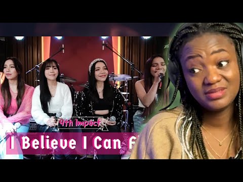 Amazing 4! First reaction 4th Impact - I believe I can fly (Yolanda Cover) REACTION