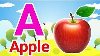 A for apple, B for ball , c for cat , English Alphabet For Toddlers, AtoZ Alphabet For UKG