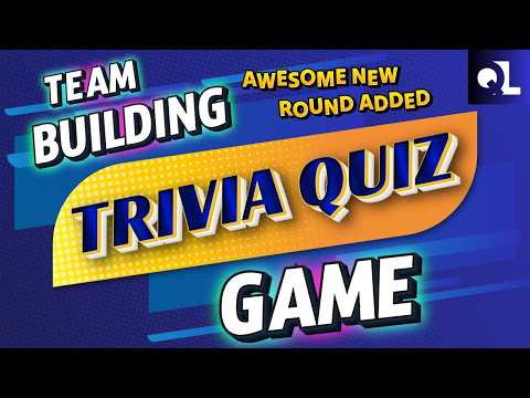 New Trivia Quiz Game For Team Building | Fun General Knowledge Test