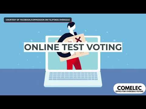 Comelec’s guide to internet voting for Filipinos abroad