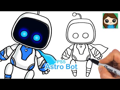 How to Draw Astro Bot | PS5 Game