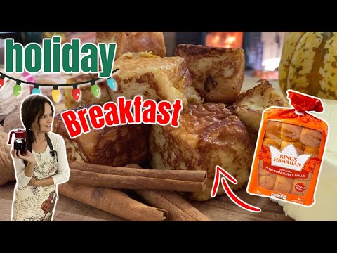 King's Hawaiian French Toast🎄PERFECT Holiday Breakfast & CHRISTMASTIME in HELEN!