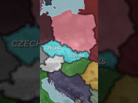 Why did Czechoslovakia Collapse? #short #historicalmaps #map