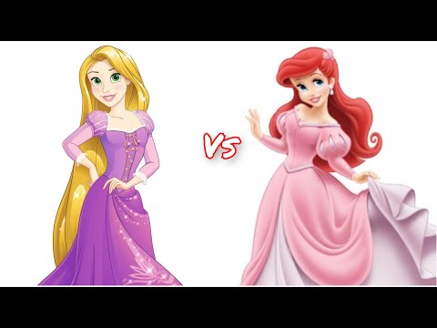 Rapunzel Vs Ariel.