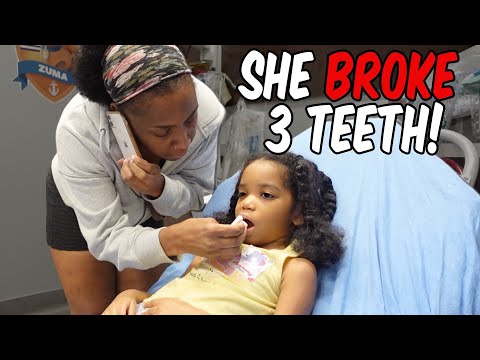 I had to take Mikko to the EMERGENCY ROOM! She Broke 3 TEETH!!