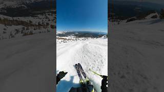 blue skies & slush bumps. a totally UNDERRATED combo! #skiing #ski #skiingislife