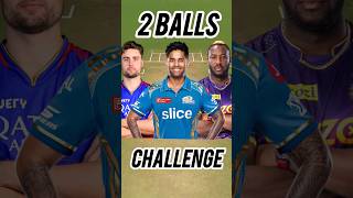 Surya Kumar yadav vs Will jacks vs Andree Russell 2-2 balls battle challenge 😱#shorts