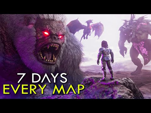 7 Days to Beat Every ARK: Survival Evolved Map