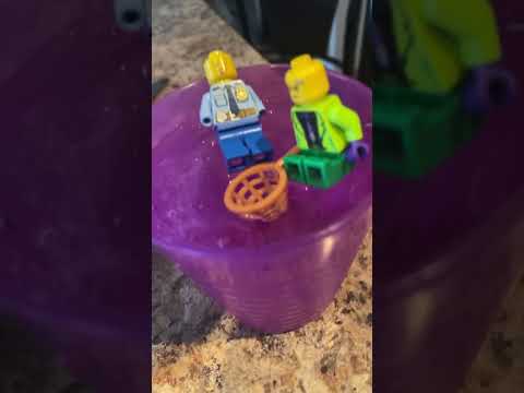 Lego ice fishing