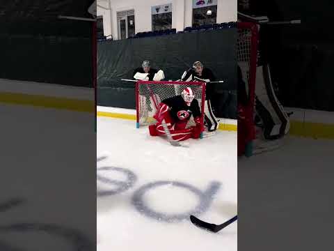 Goalie Post Movement Bump Out Drill | 🎥 @stop_it_goaltending