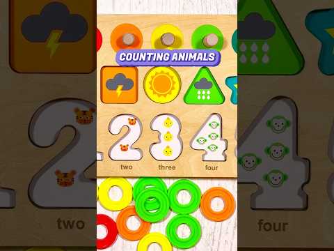 Counting Game for Toddlers & Kids | Interactive learning videos for toddlers #shorts