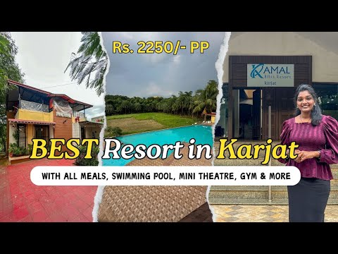 BEST BUDGET RESORT in Karjat with swimming pool, jacuzzi | Bungalow in Karjat | Villa in Karjat